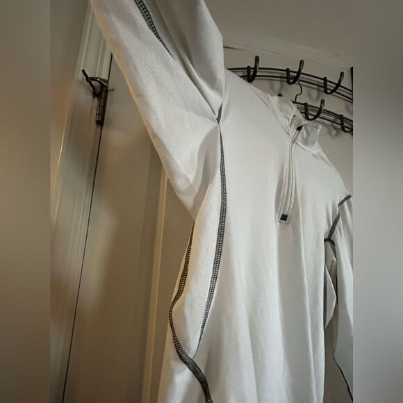 C9 by Champion Duo Dry 1/2 Zip white Pullover EUC running - Picture 7 of 12